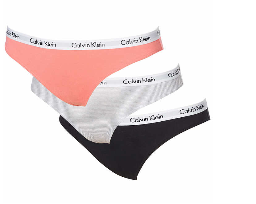 Calvin Klein Ladies' Cotton Bikini Brief Panties Underwear (3 Pack) - ADDROS.COM